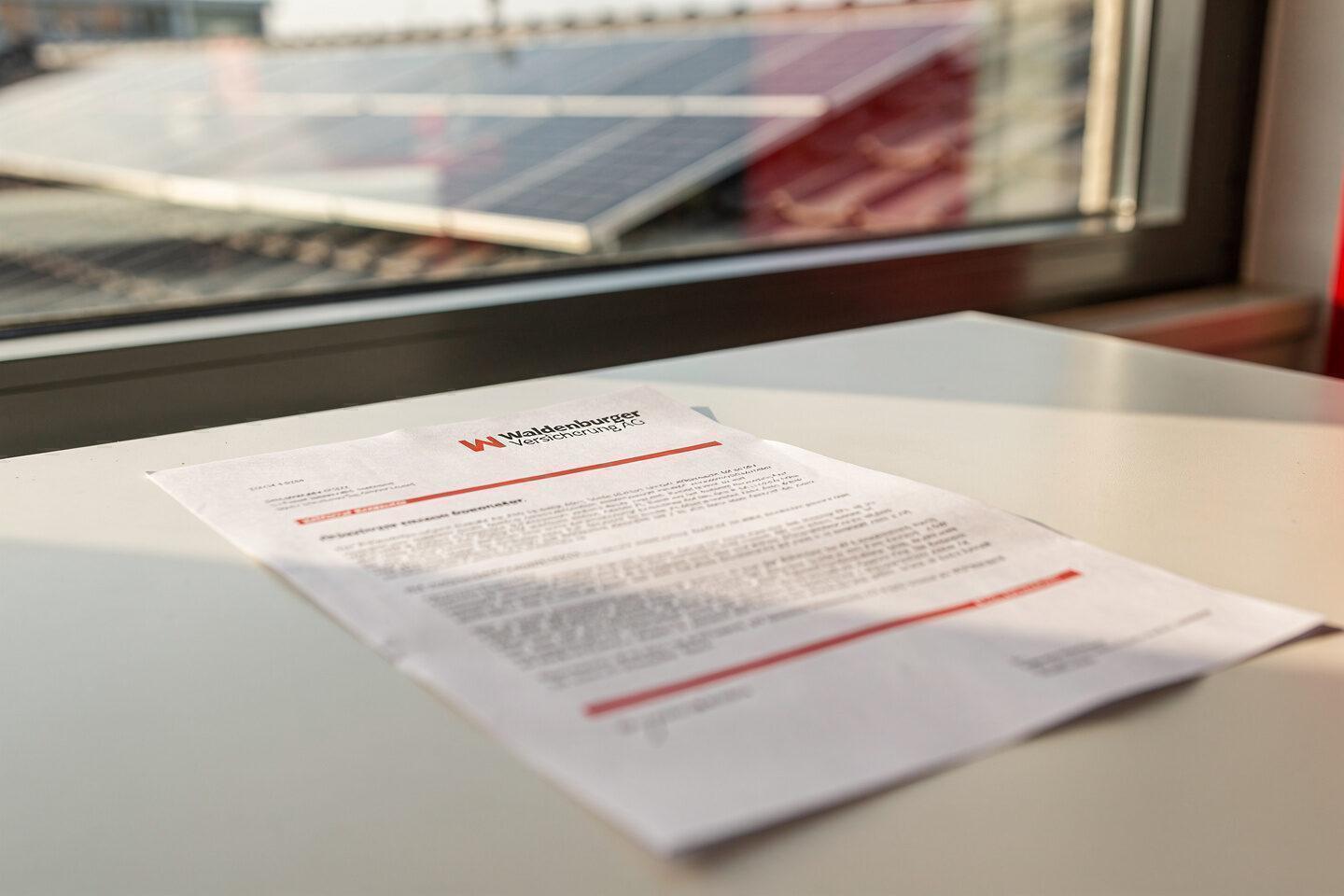 Leistungen – Photovoltaikversicherung – Waldenburger Versicherung AG